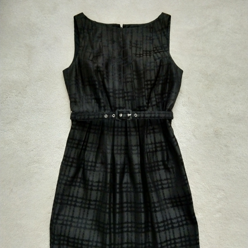 Max & Cleo pleated little black dress